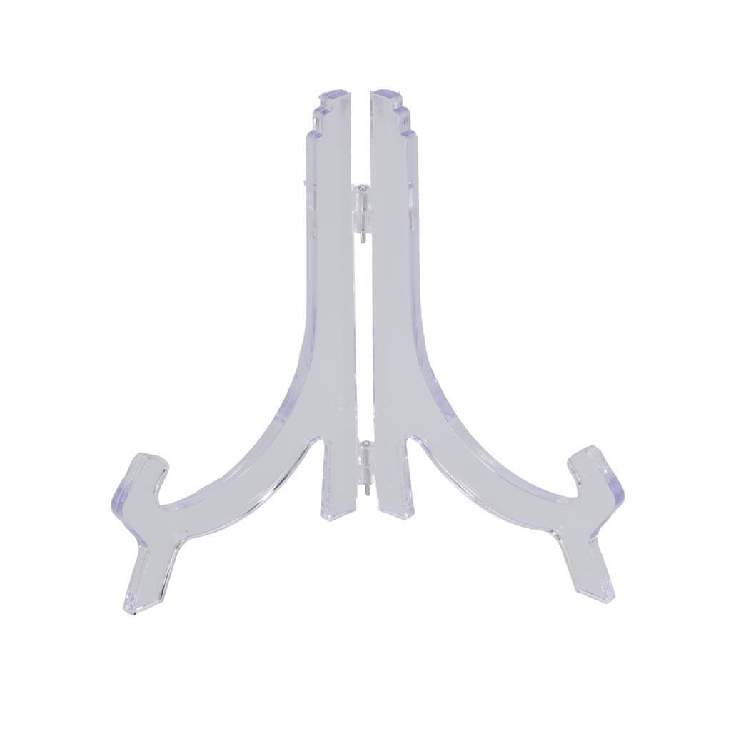 Metaltex pladestativ 18-26 cm akryl transparent