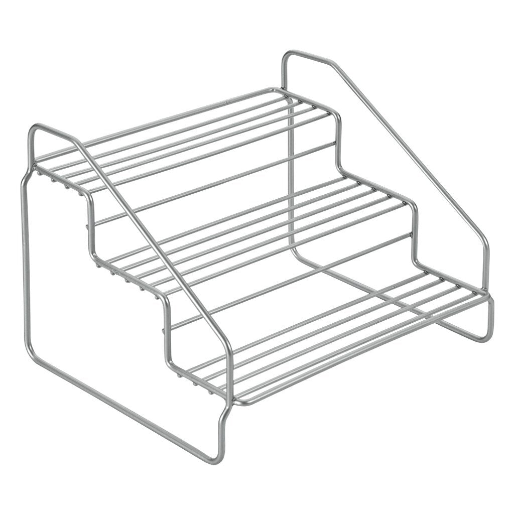 Metaltex urtetrappe 20x18x15 cm sølv