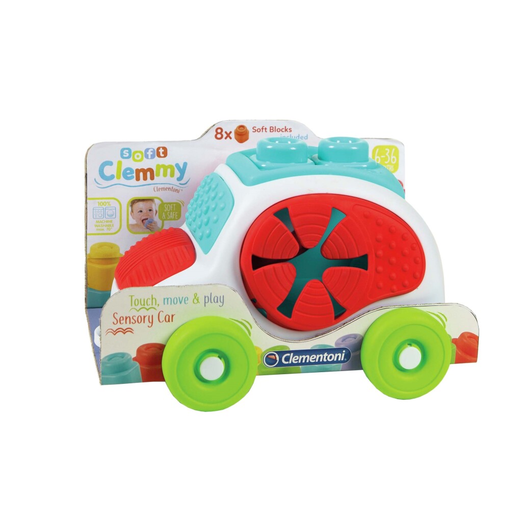 Clementoni blød clemmy sansebil