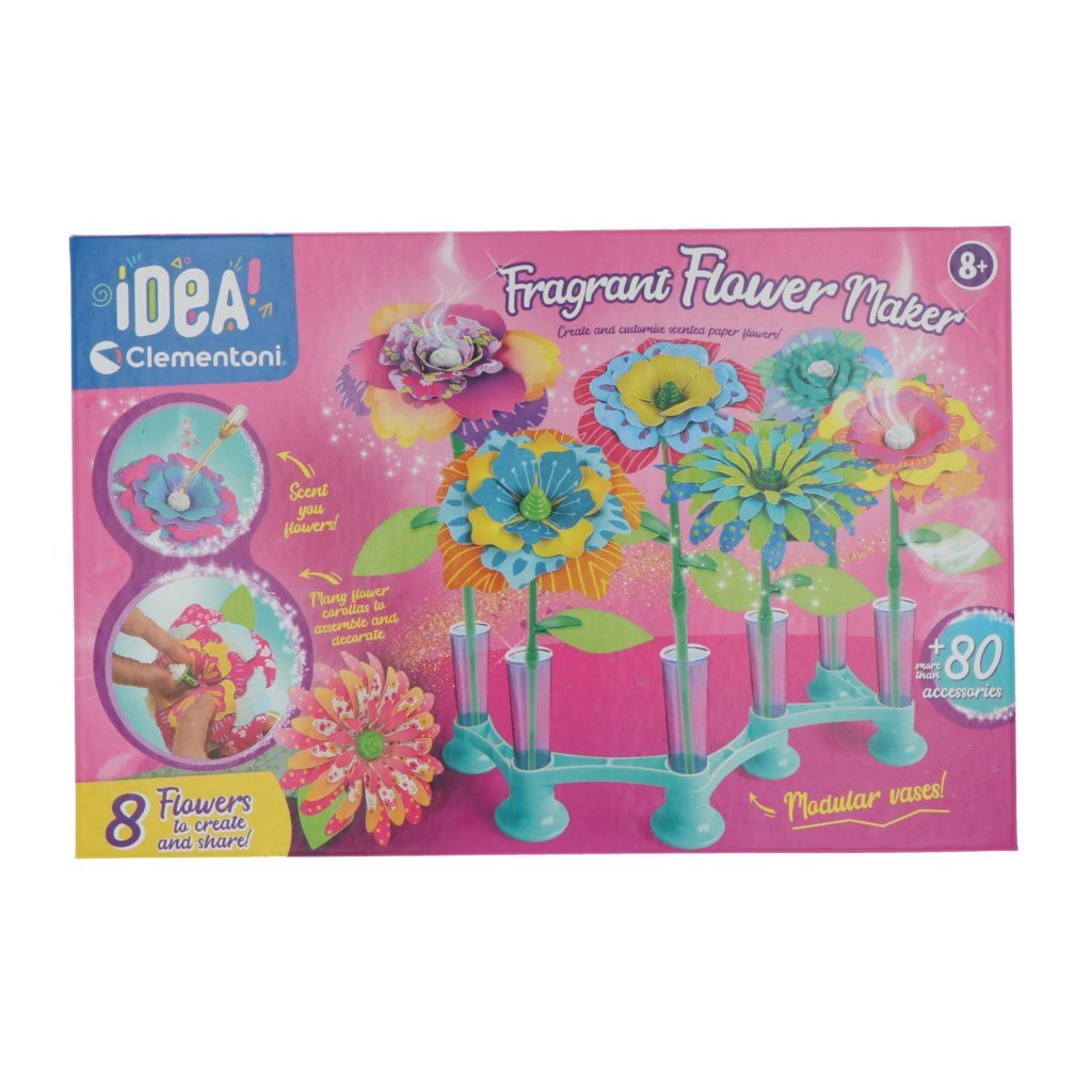 Clementoni idé - fremstilling af duftende blomster - håndværksspil - fra 7 år