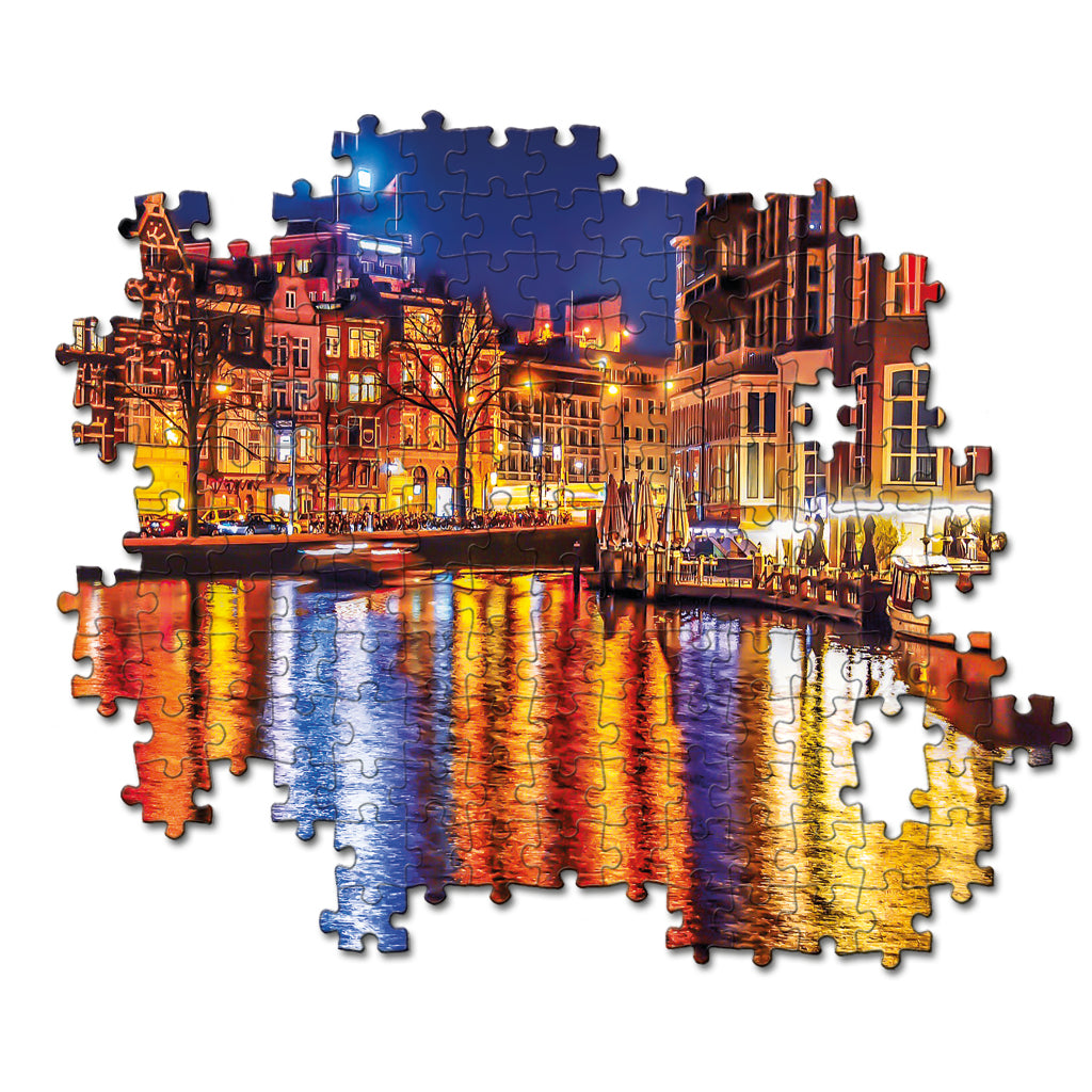 Clementoni Collection Puzzle i høj kvalitet Amsterdam 500 stykker