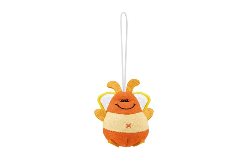 Mini hangitz kæletøjsvedhæng bille 5 cm
