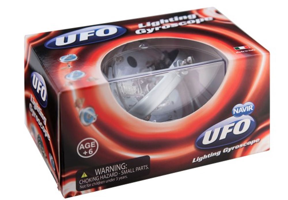Navir ufo lysende gyroskop
