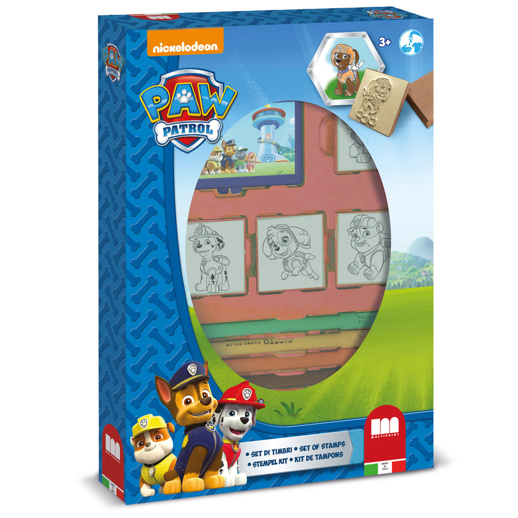Paw patrulje stempel sæt 12 stk