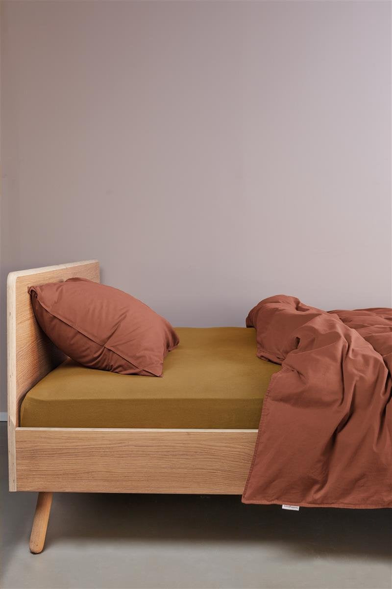 Beddinghouse - jersey - hoeslaken - 90x220 cm - geel