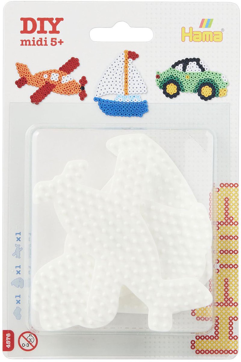 Hama sæt med strygeperler - 3 dele - kreativt legetøj.