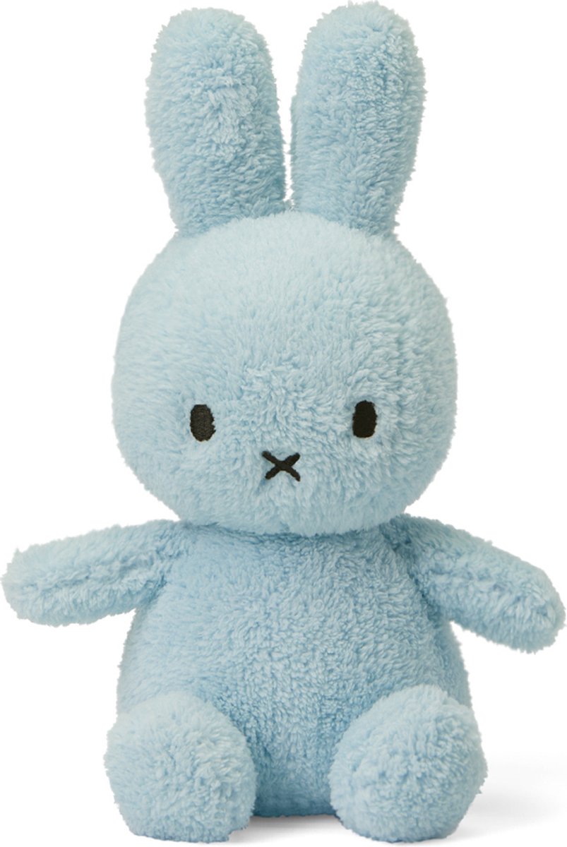 Bon ton toys nijntje - terry light blauw - 23 cm