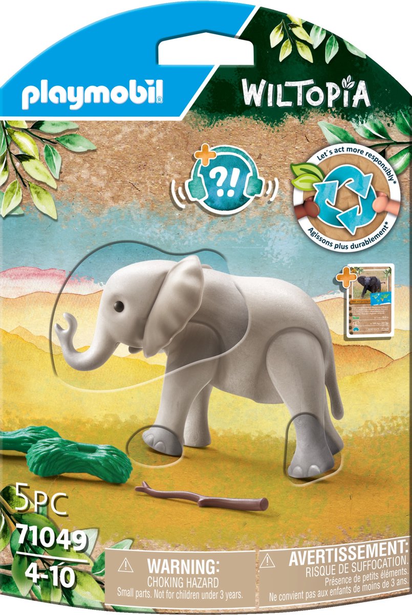 Playmobil wiltopia babyelefant - 71049