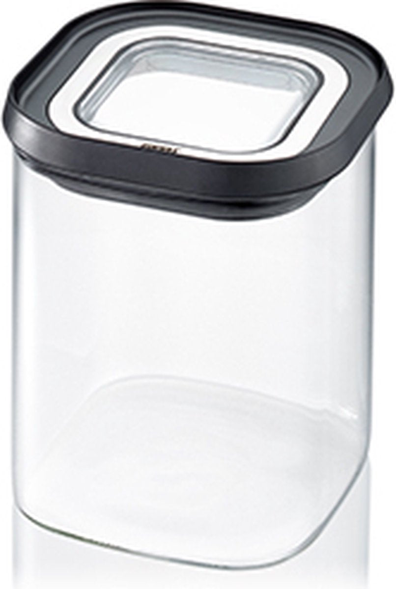 Gefu pantry opbevaringsbeholder – 900 ml – borosilikatglas – lufttæt stabelbar