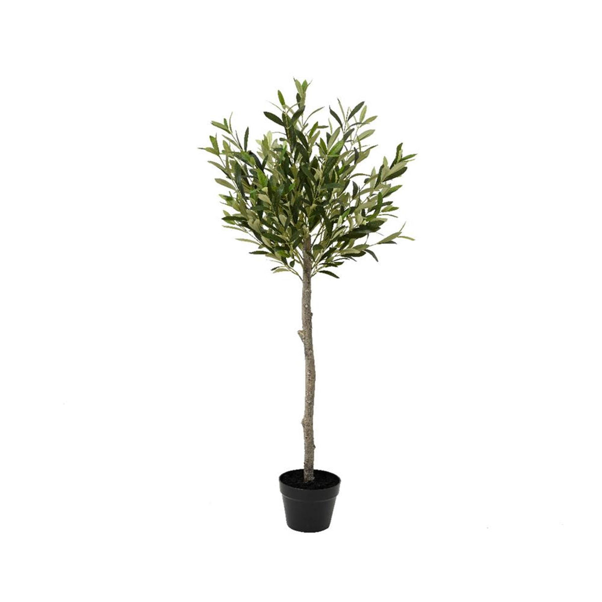 Decoris kunstigt træ oliventræ i potte 570 blade dia45x120cm grøn