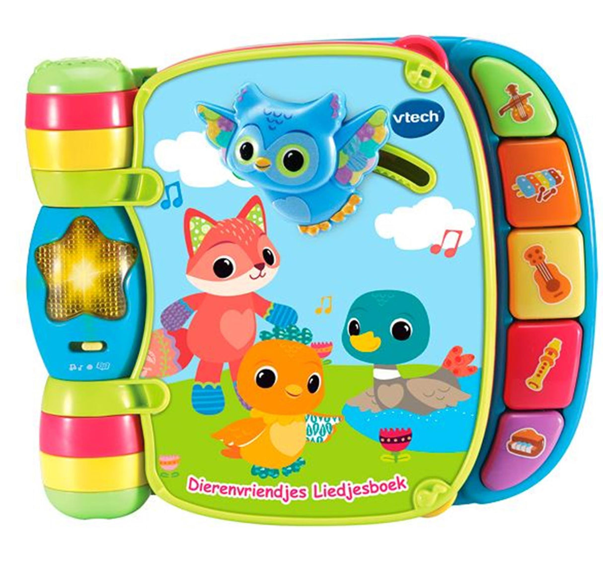 Vtech dyrevenner sangbog blå