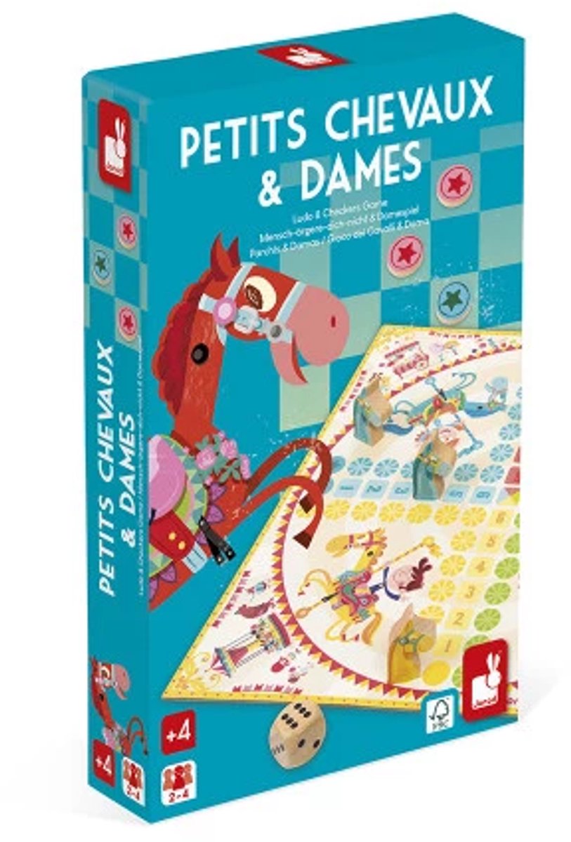 Janod - spil - ludo og dam