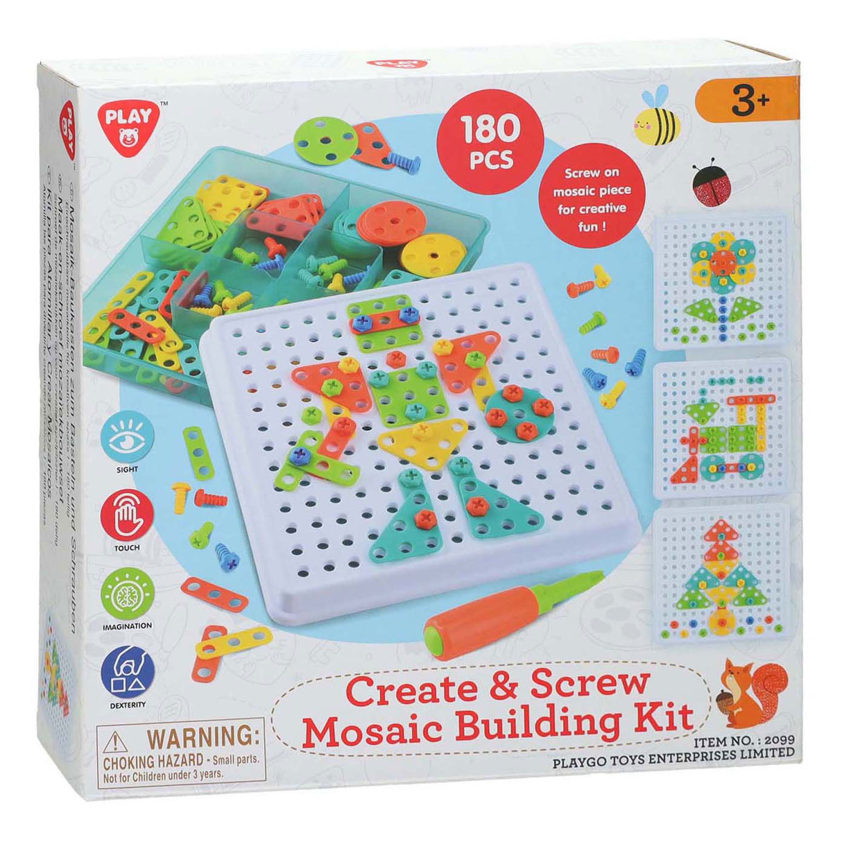 Playgo byggesæt mosaik - 180 stk.