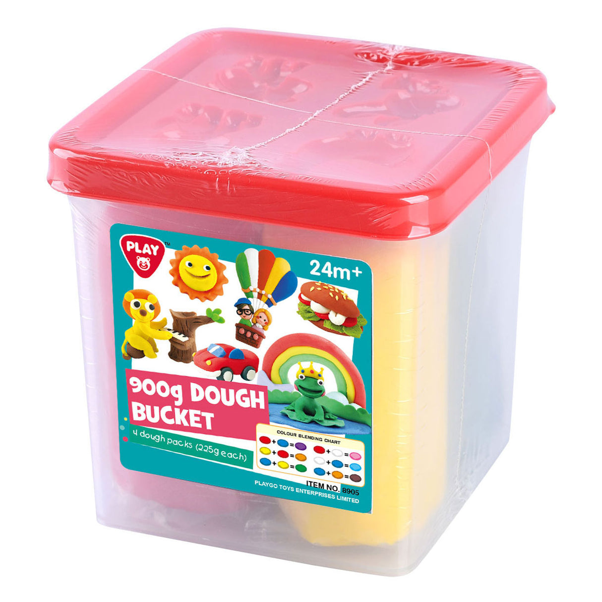 Playgo lersæt i spand - 900 gram