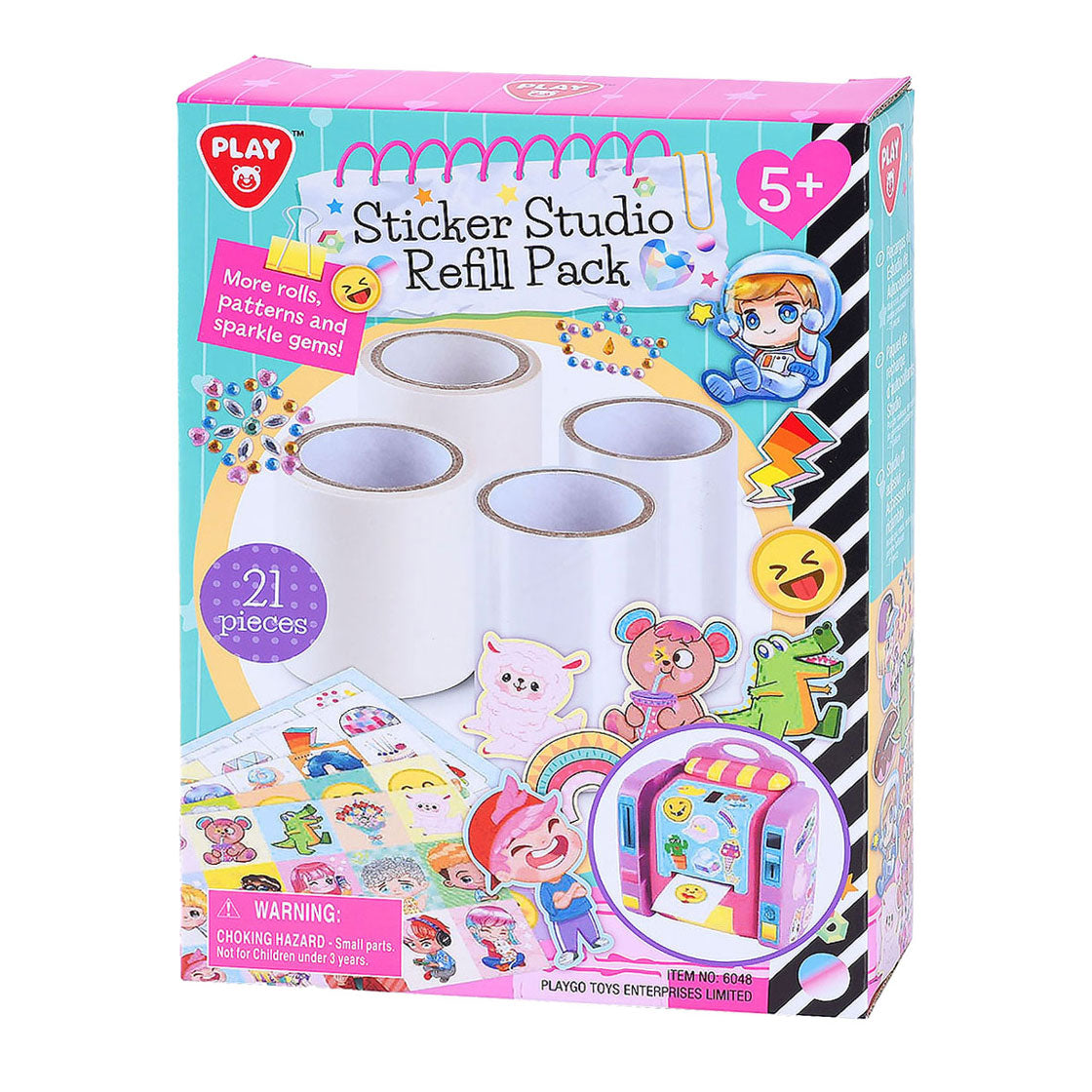 Play sticker studio sticker refill, 21 stk.