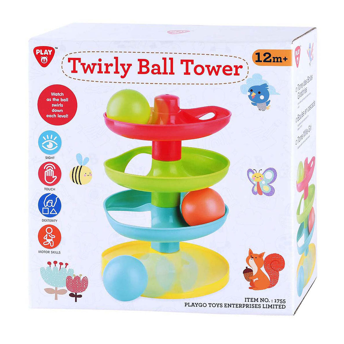 Playgo twirly kugletårn - 7 stk.