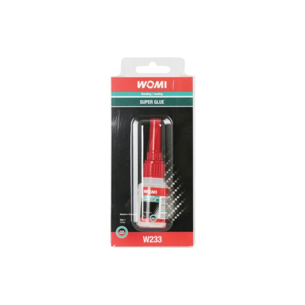 Womi w223 superlim – 20 g transparent – hurtigtørrende – stærk vedhæftning – multifunktionel reparationslim