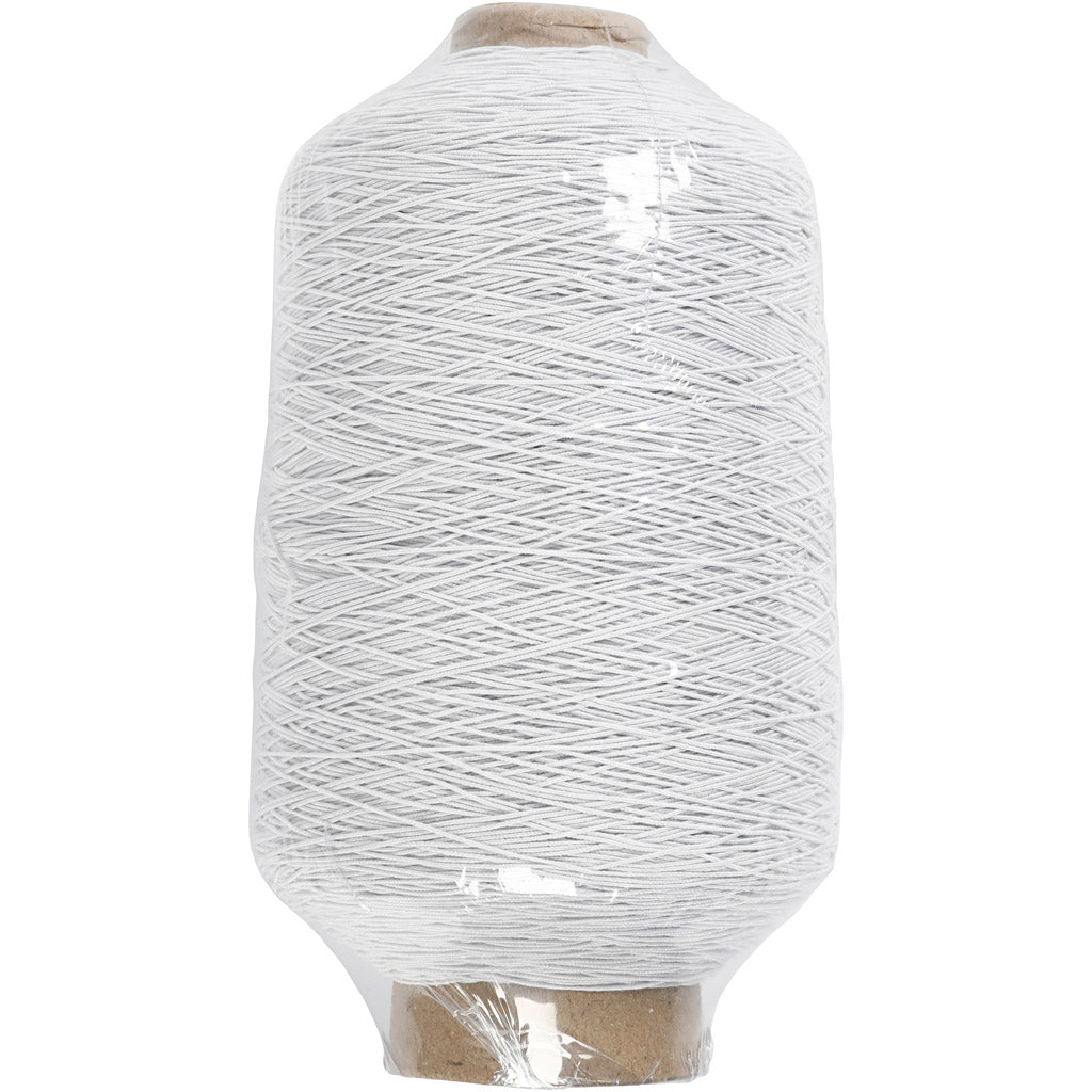 Https: www.cchobby.nl tynd-rund-elastisk-garn-hvid-1500-m-1-rulle