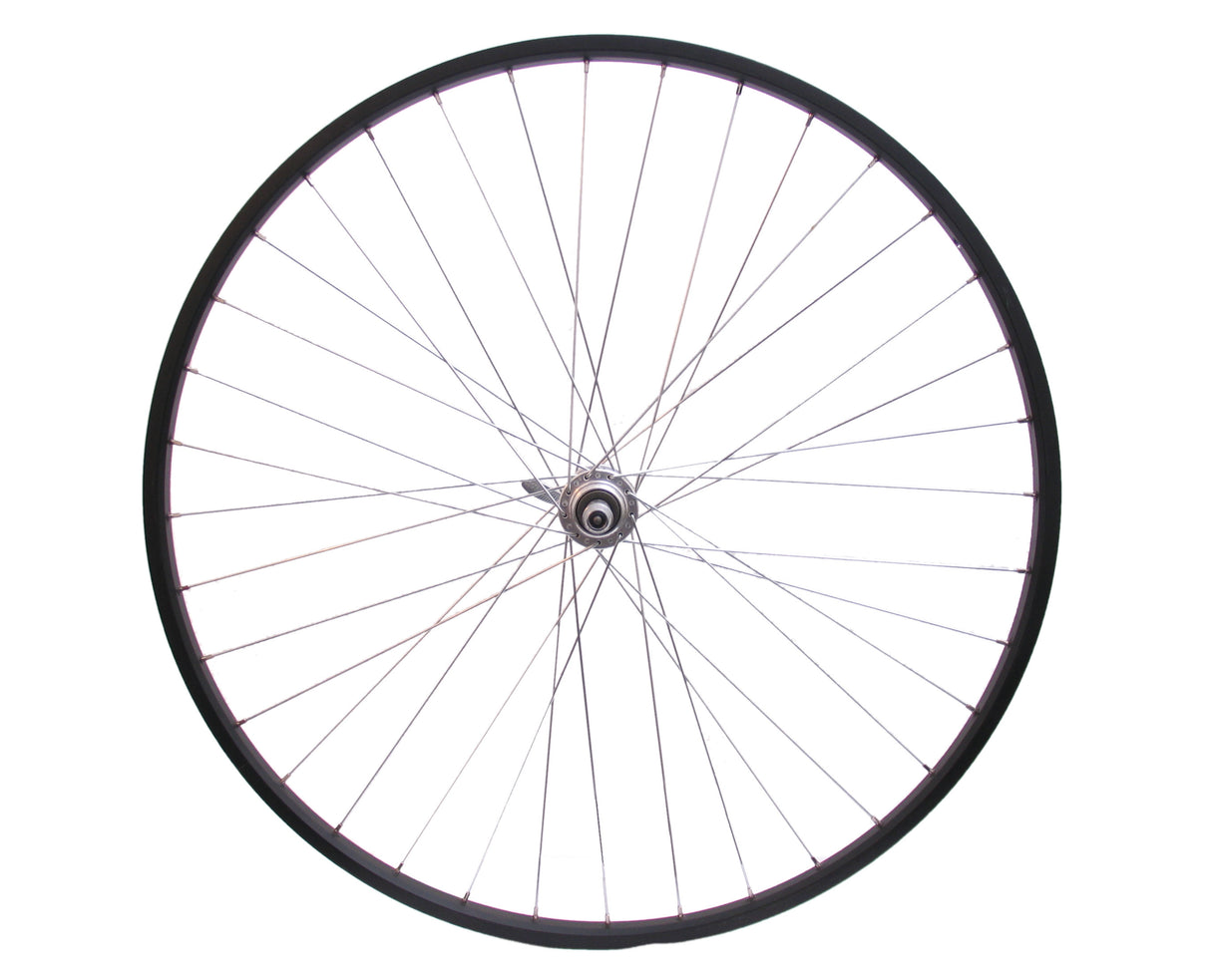 Baghjul 28 x 1 4 Aluminium Freewheel QR - Sort