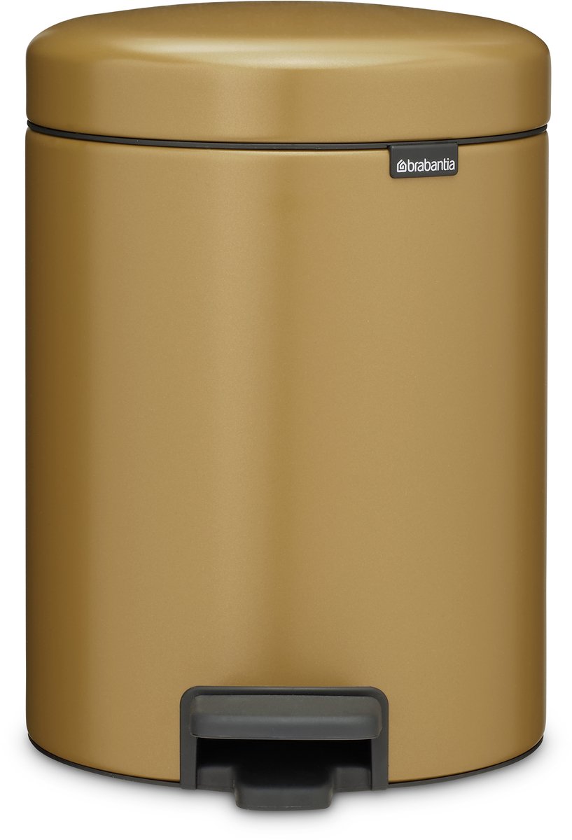 Brabantia newicon affaldsspand - 5 liter - badeværelse - varmt guld