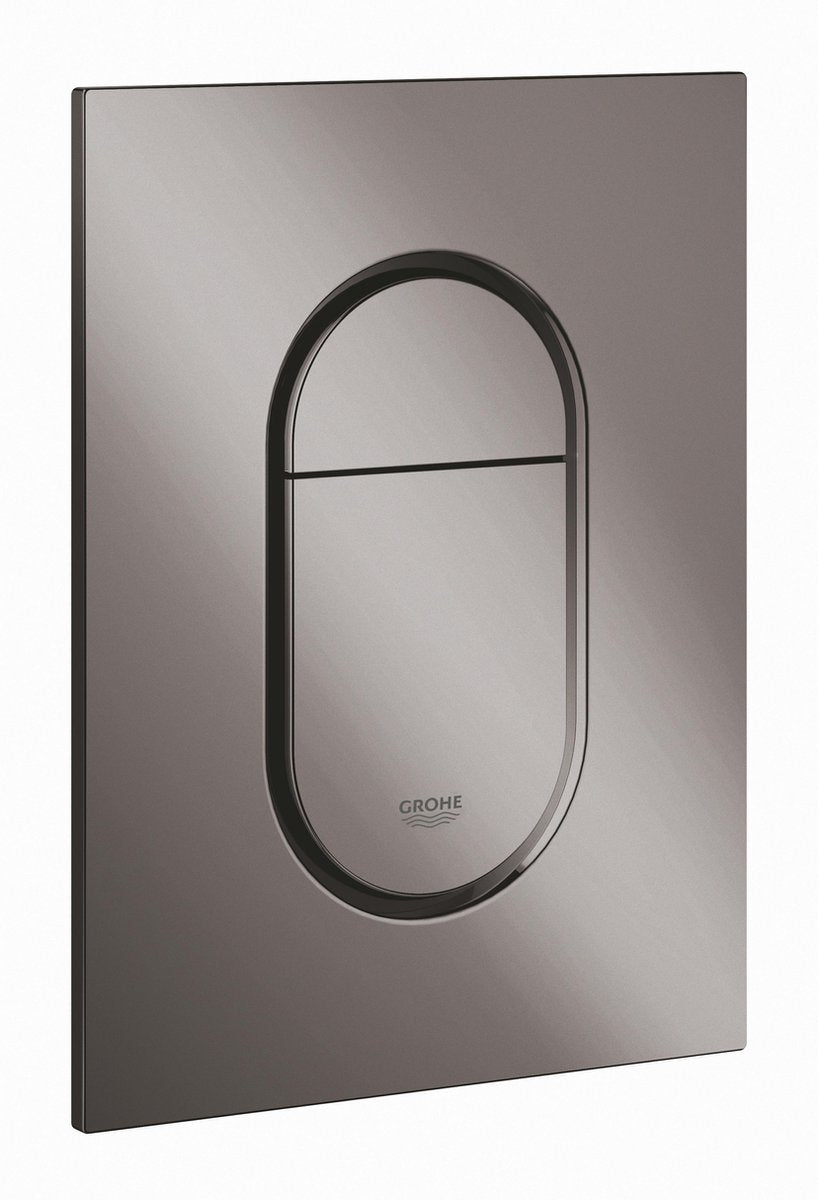 Grohe arena cosmopolitan s kontrolpanel toilet - lodret - dobbeltskyl - hård grafit (blank antracit) - slank størrelse