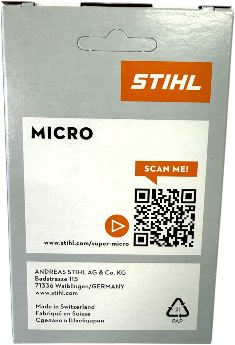 Pic stihl tilbehør savkæde | co micro 3 (pm3), 1 4 p, 1,1 mm, 30 cm - 36700000064