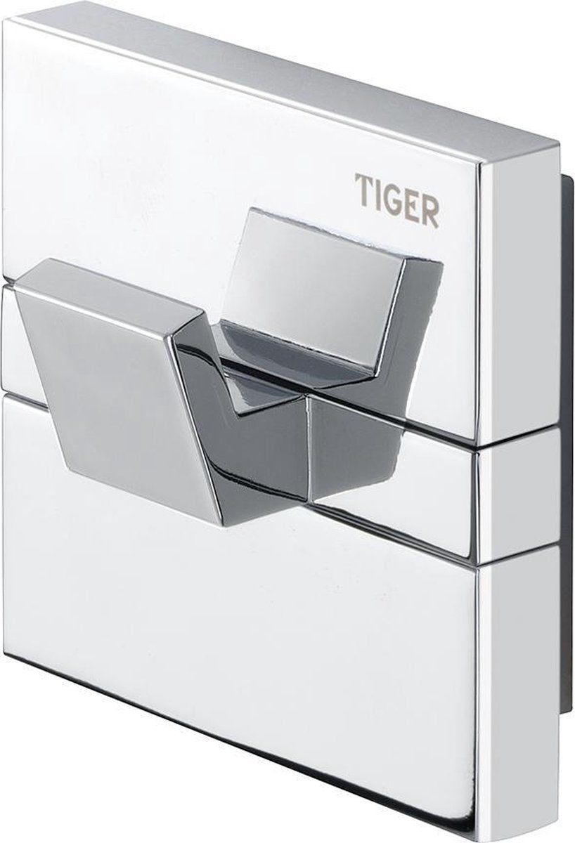 Tiger safira - stor håndklædekrog - krom