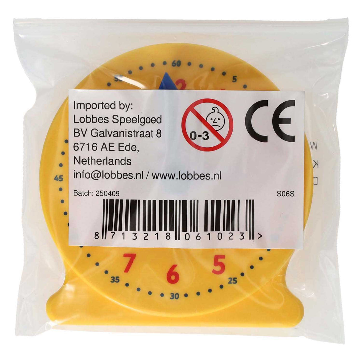 Lær at fortælle tid - 10 cm