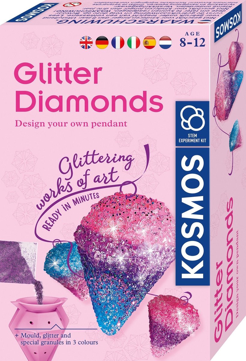 Fremstilling af kosmos glitter diamanter
