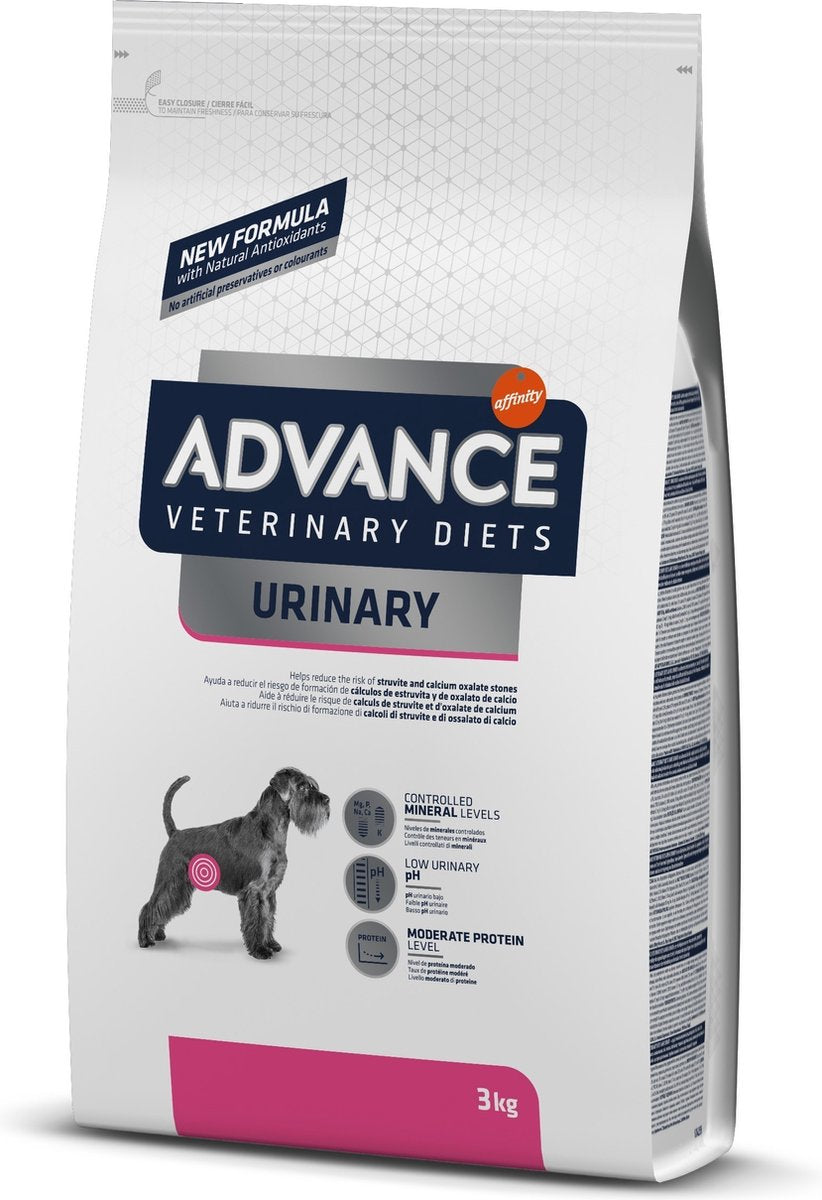 Advance veterinær diæt hund - urinpleje - hundefoder - 3 kg