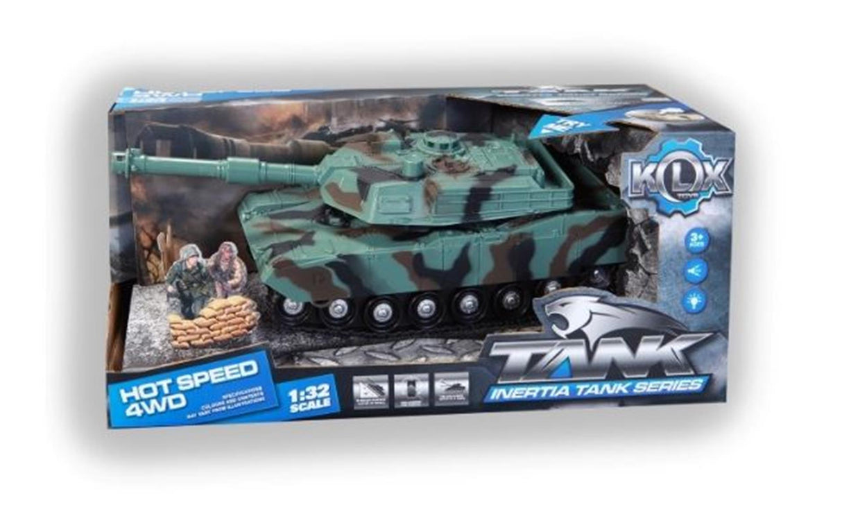 Army tank friktion 25cm i æske