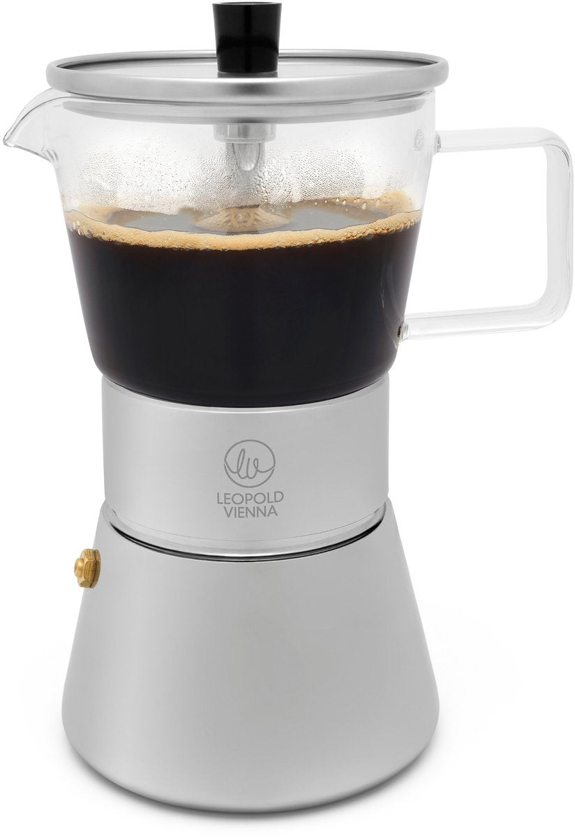 Leopold vienna - percolator otto 4-kops rvs