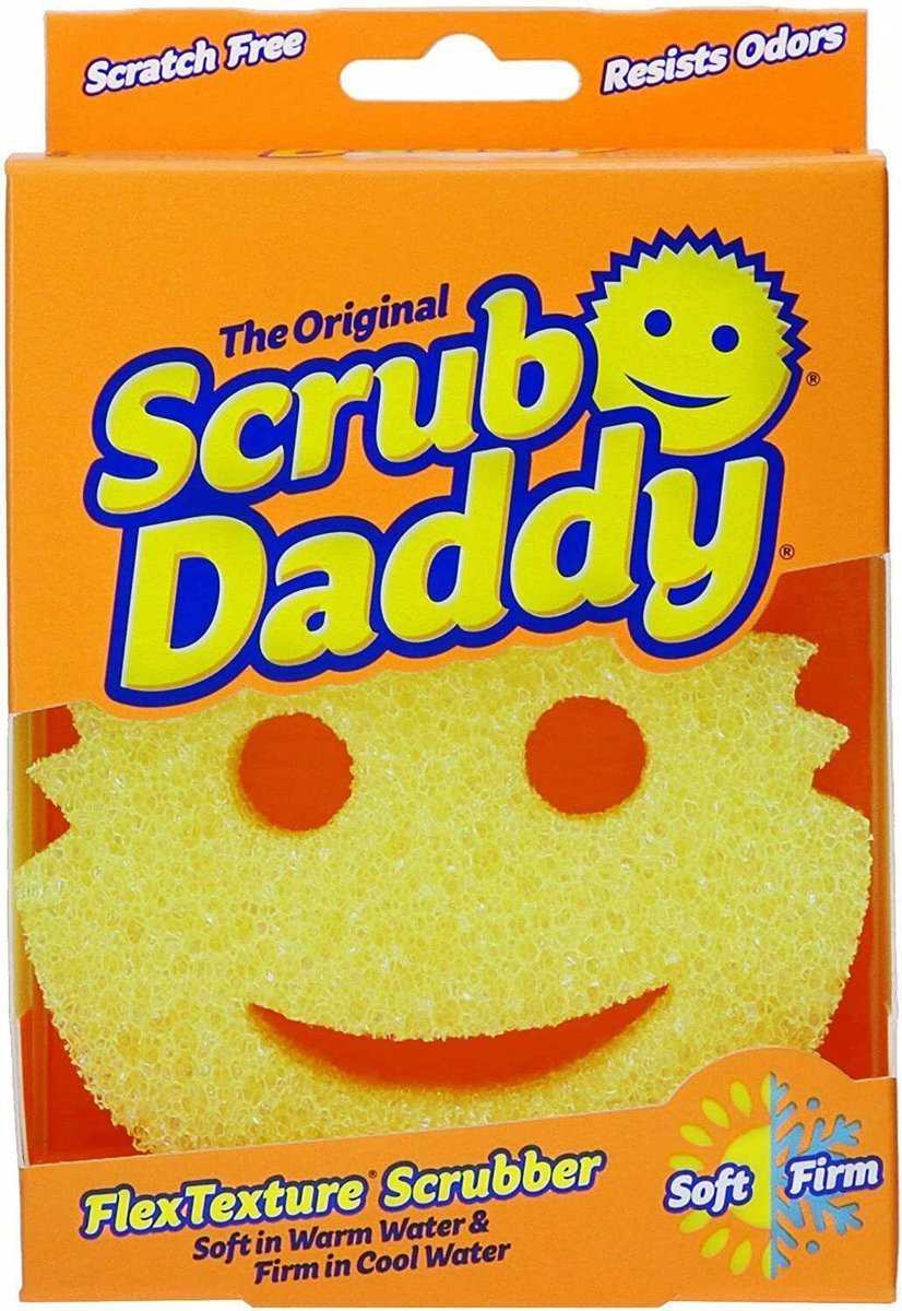 Scrub daddy the orginal | schoonmaak spons | geel | kras vrij