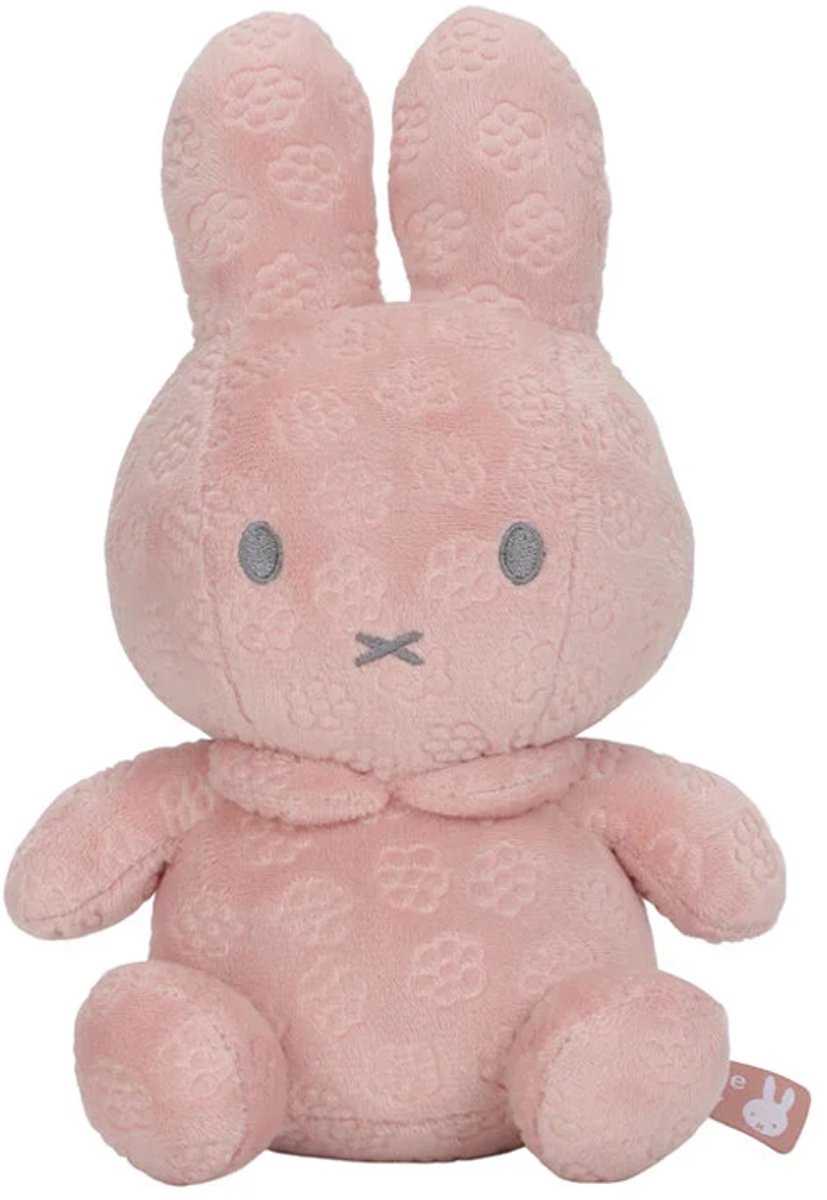 Tiamo Miffy krammetøj - 20cm - pink blomst