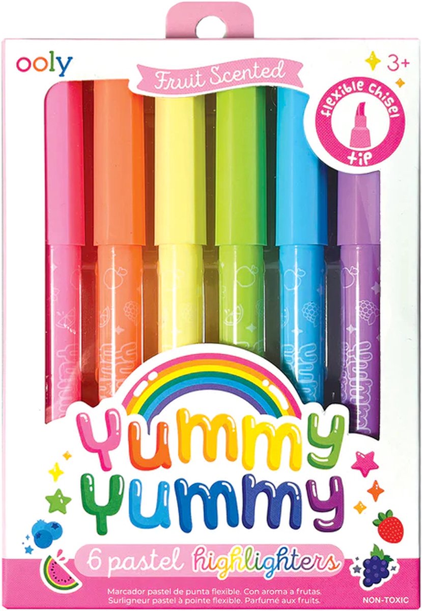 Ooly - yummy yummy - duftende highlighters - 6 stk