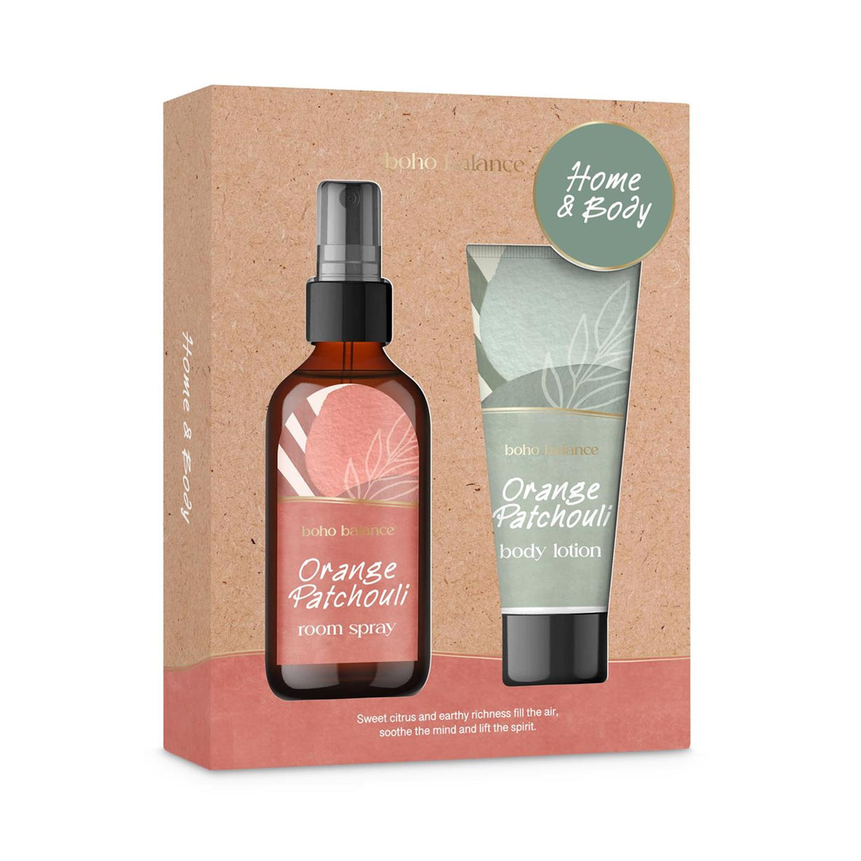 Boho balance bad gavesæt hjem kropsrum spray