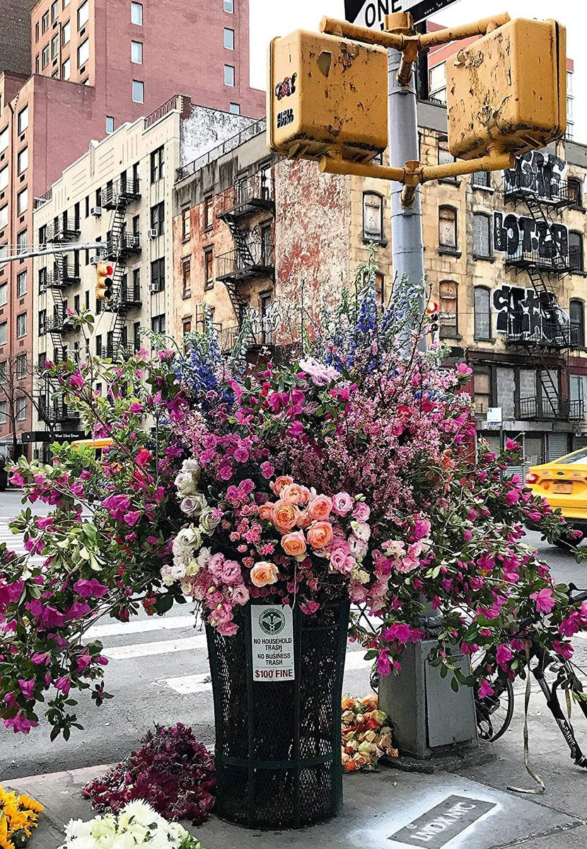 Ravensburger puslespil slap af - blomster i new york - 300 brikker.