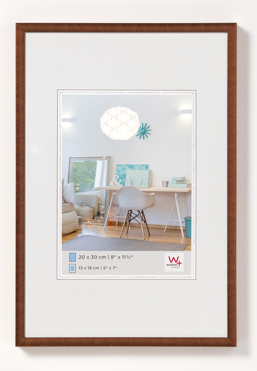 Walther new lifestyle - plastramme - fotostørrelse 24x30 cm - bronze