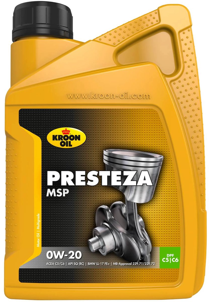 Kroon-olie motorolie torsynth 0w20 1 liter