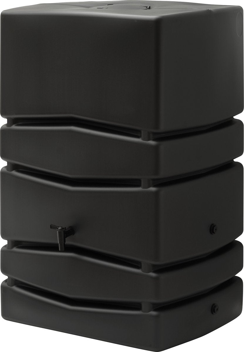 Natur - regntank - 450l - h115 x 77,5 x 57,3 cm - antracit - søjlemodel