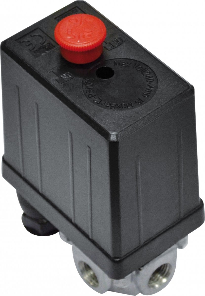 Stanley pressostat - 4 tilslutninger - kompressortilbehør
