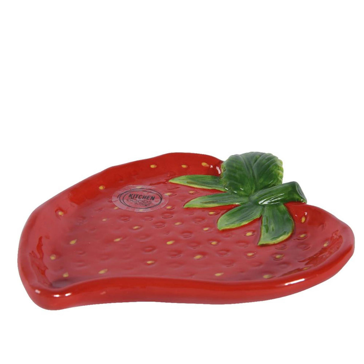 Decoris kagetallerken jordbær 17x14,5x3cm