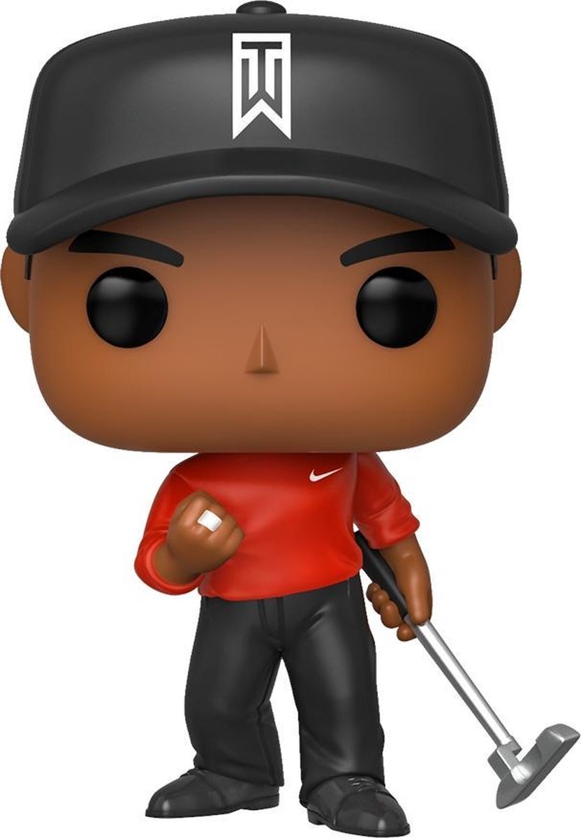 Funko! pop - vinyl - tiger woods (rød skjorte) (44715)