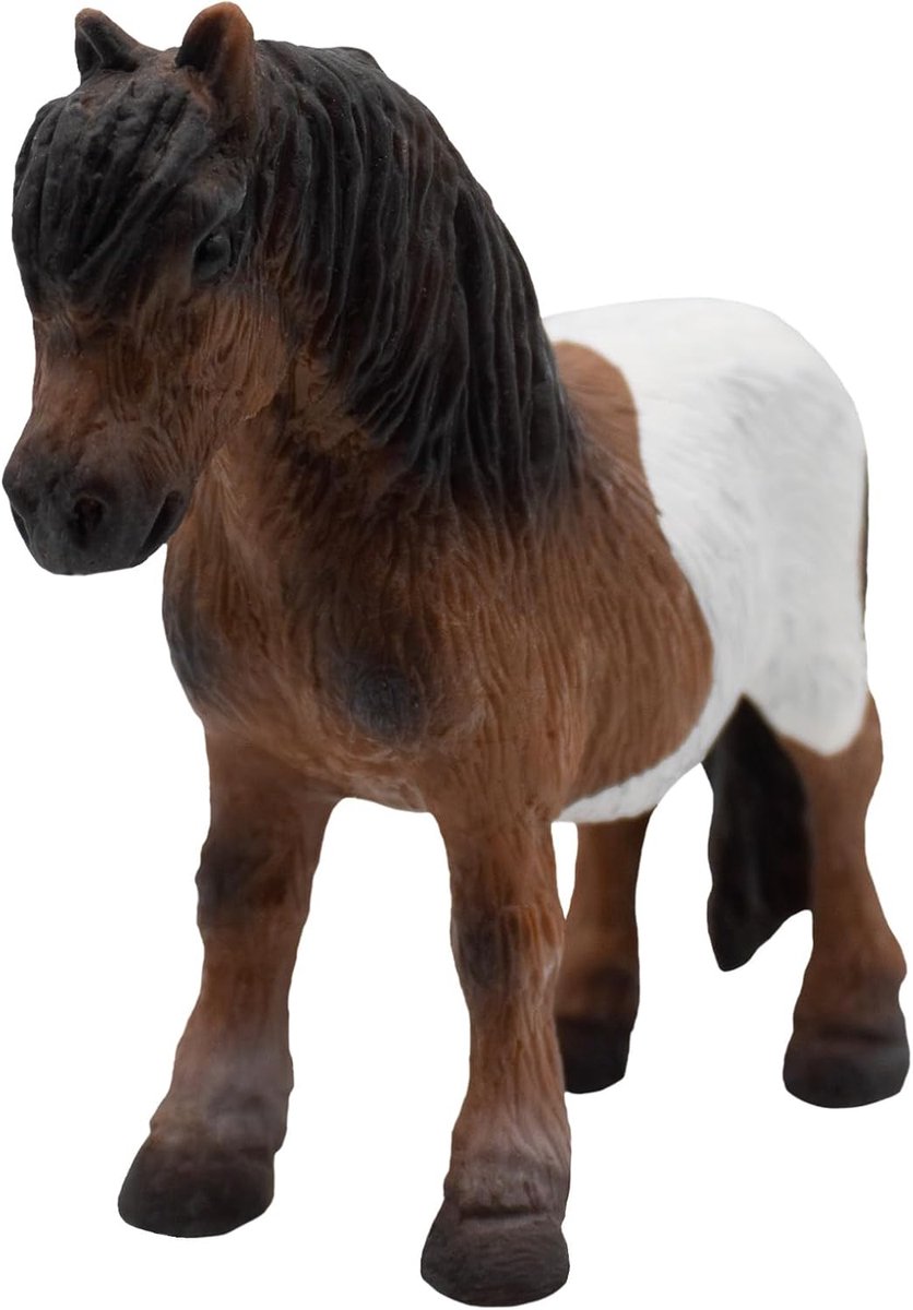 Bullyland 62566 – legefigur og samleobjekt Shetlandsponyfigur – ca. 9 cm – naturtro og detaljeret design – ideel som kagefigur og lille gave til børn fra 3 år.