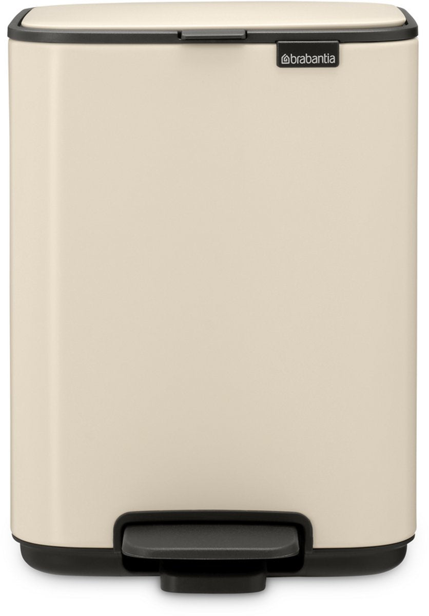 Brabantia bo pedalspand - 4 liter - badeværelse - blød beige