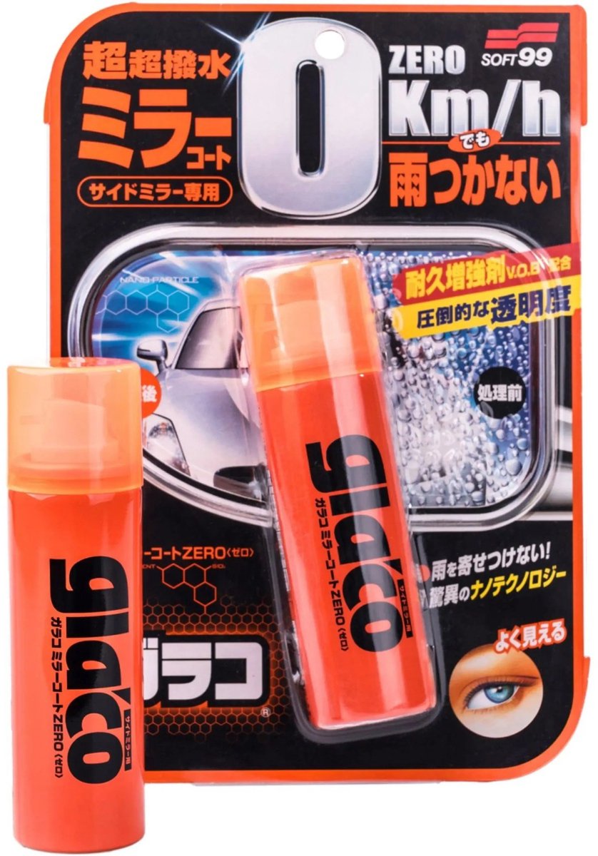 Soft99 glaco spejlfrakke zero spray - x-regnafvisende 40ml