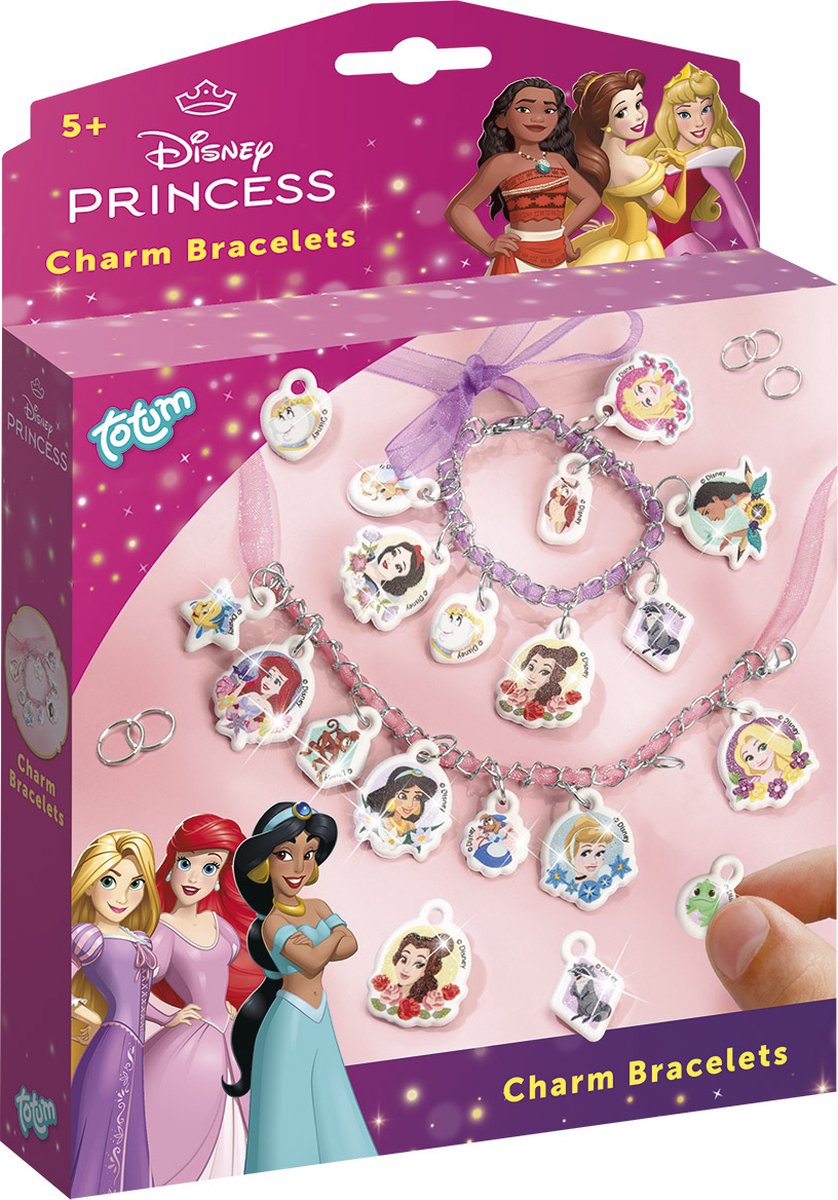 Totum disney prinsesse - hævede charme armbånd