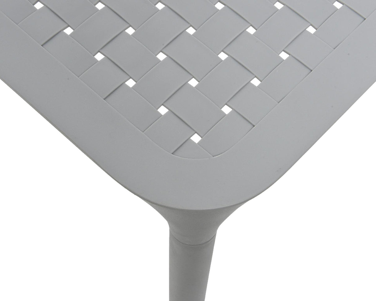 Bord porto plast 65x65x70cm grå