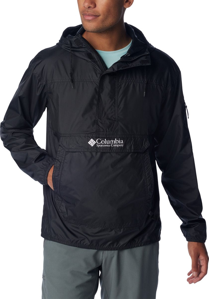 Columbia challenger™ ii windbreaker udendørsjakke til mænd - sort - størrelse m