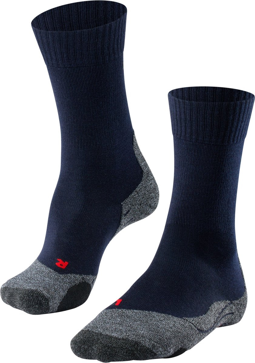 Falke tk2 anti-blister tykt uld funktionsmateriale gåstrømper dame blå - str. 35-36